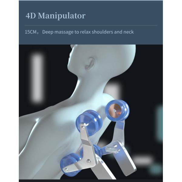 ABS Solid Shell Executive Capsule Massage Chair ROHS 4D Manipulator