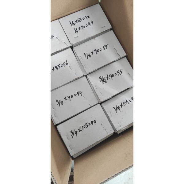 O bicromato revestiu o parafuso terminado da categoria B6 ASME B18 da linha A193 dobro grosseiro