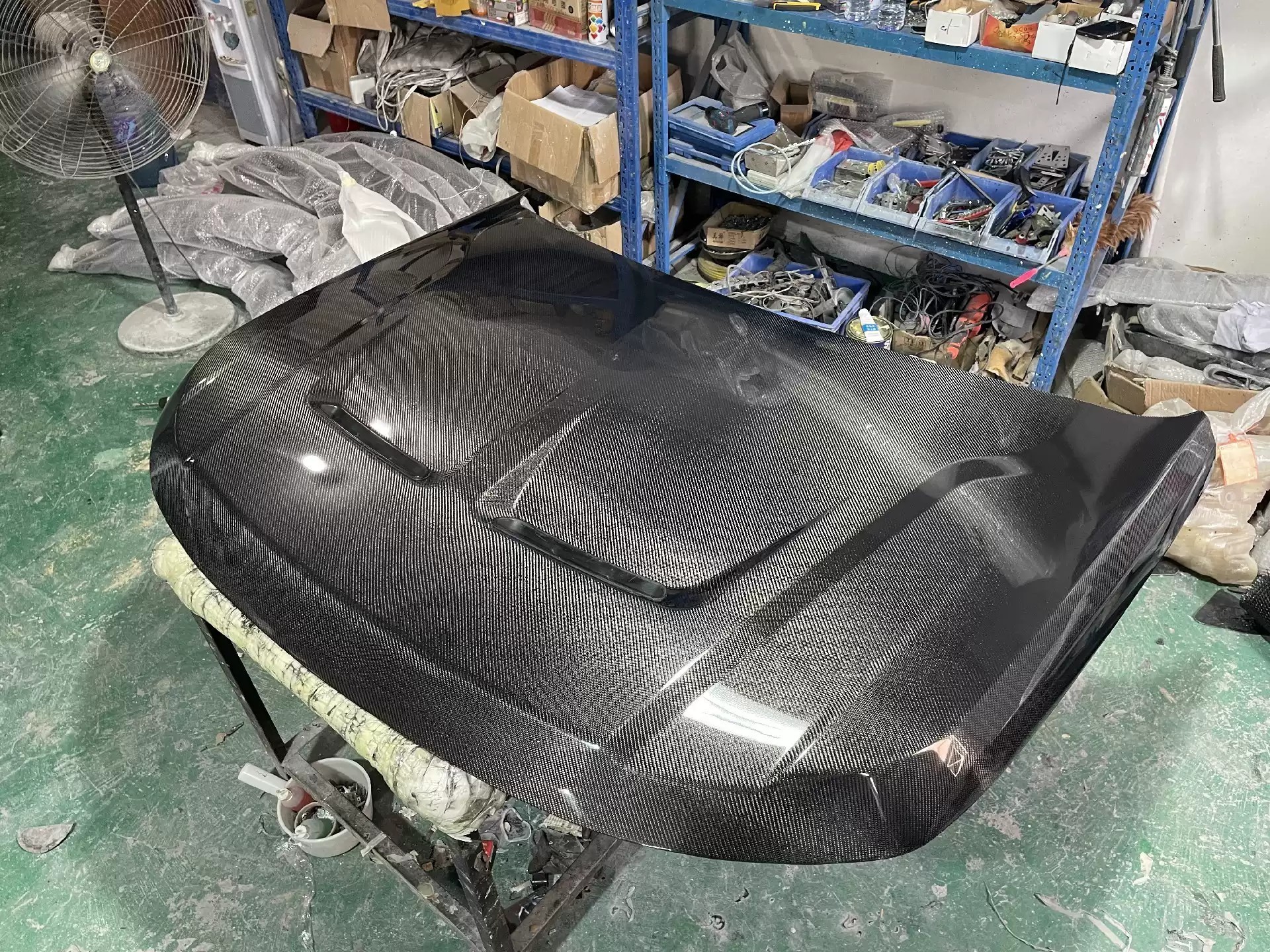 land rover Carbon Black Range Rover Sport SVR Cover Carbon Fiber Hole Hood Engine Cover