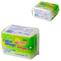 Serviettes sanitaires à ailes par coton de la serviette hygiénique ultra légèrement 285mm d'utilisation de nuit d'hygiène