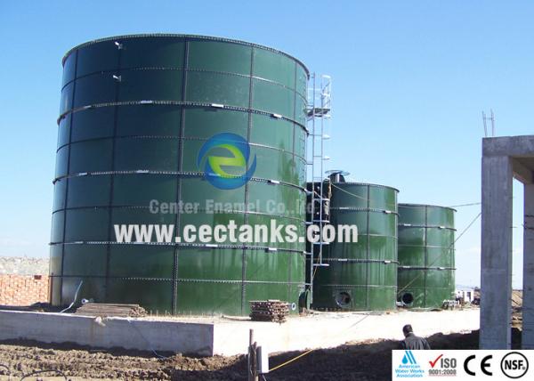 Tanques de armazenagem de água agrícola com revestimento de esmalte