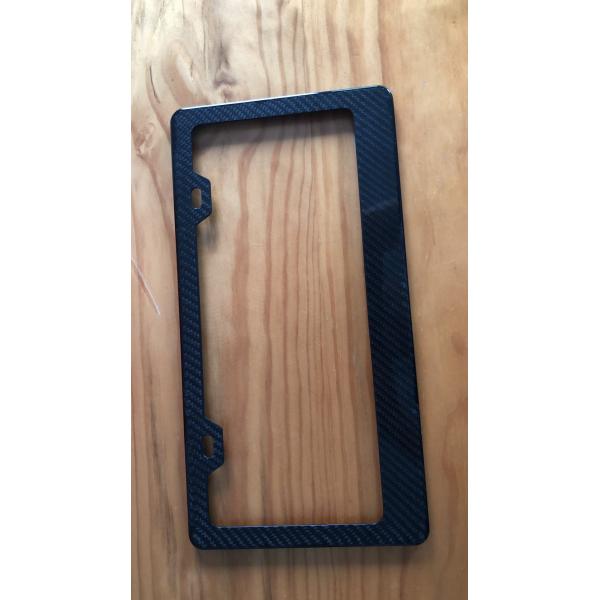 Automotive Carbon Fiber Products 3K Twill Carbon Fiber Car License Plate Frame US Standard