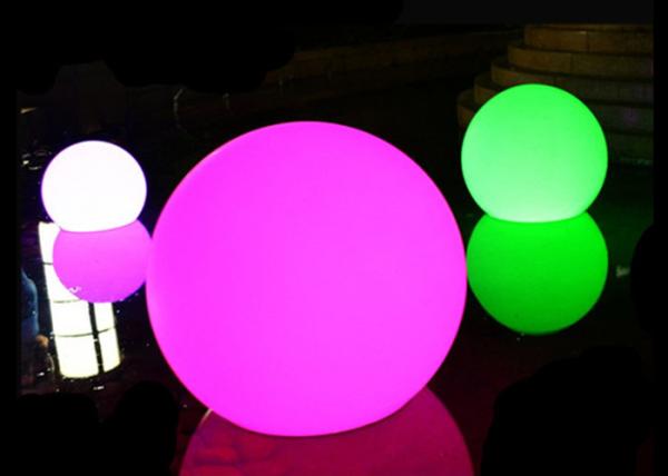 as luzes da bola do diodo emissor de luz de 80cm Waterproof, luzes de flutuação da bola de associação do parque plástico do PE 