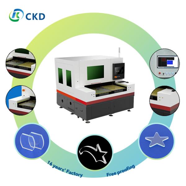 Machine à découper le verre au laser personnalisable pour des solutions de découpe de verre sur mesure 0-500 mm/s