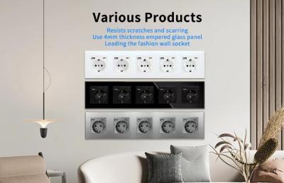 USB Type C Electrical Wall Socket 110Vac - 240Vac Round Box Electrical Power Socket
