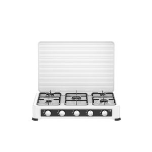 Estufa de gas de cinco quemadores de sobremesa Operación segura Cocina de gas de