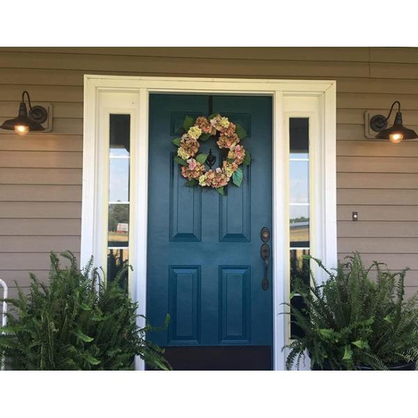 Waterproof IP65 Rating Solar Wall Sconce With Light Sensor