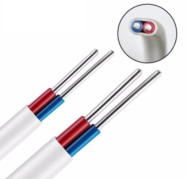 450/750V Alumínio PVC núcleo enfiado de fio elétrico duplo plano na norma JB/T 8734.2