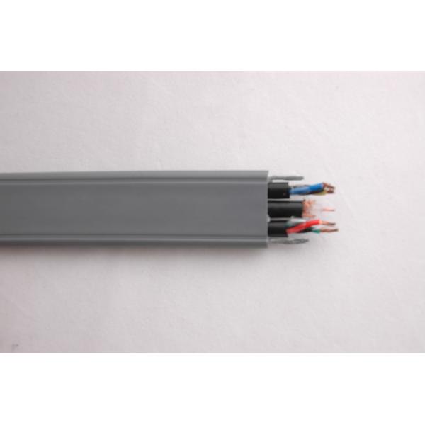 Flat Traveling TV Cable for Elevator with CE certificate TVVBG-STP CAT6E Type with Special PVC Jacket
