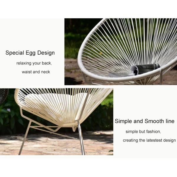 EN581 Approved Acapulco Style Chairs Stackable Rattan Outdoor Chairs