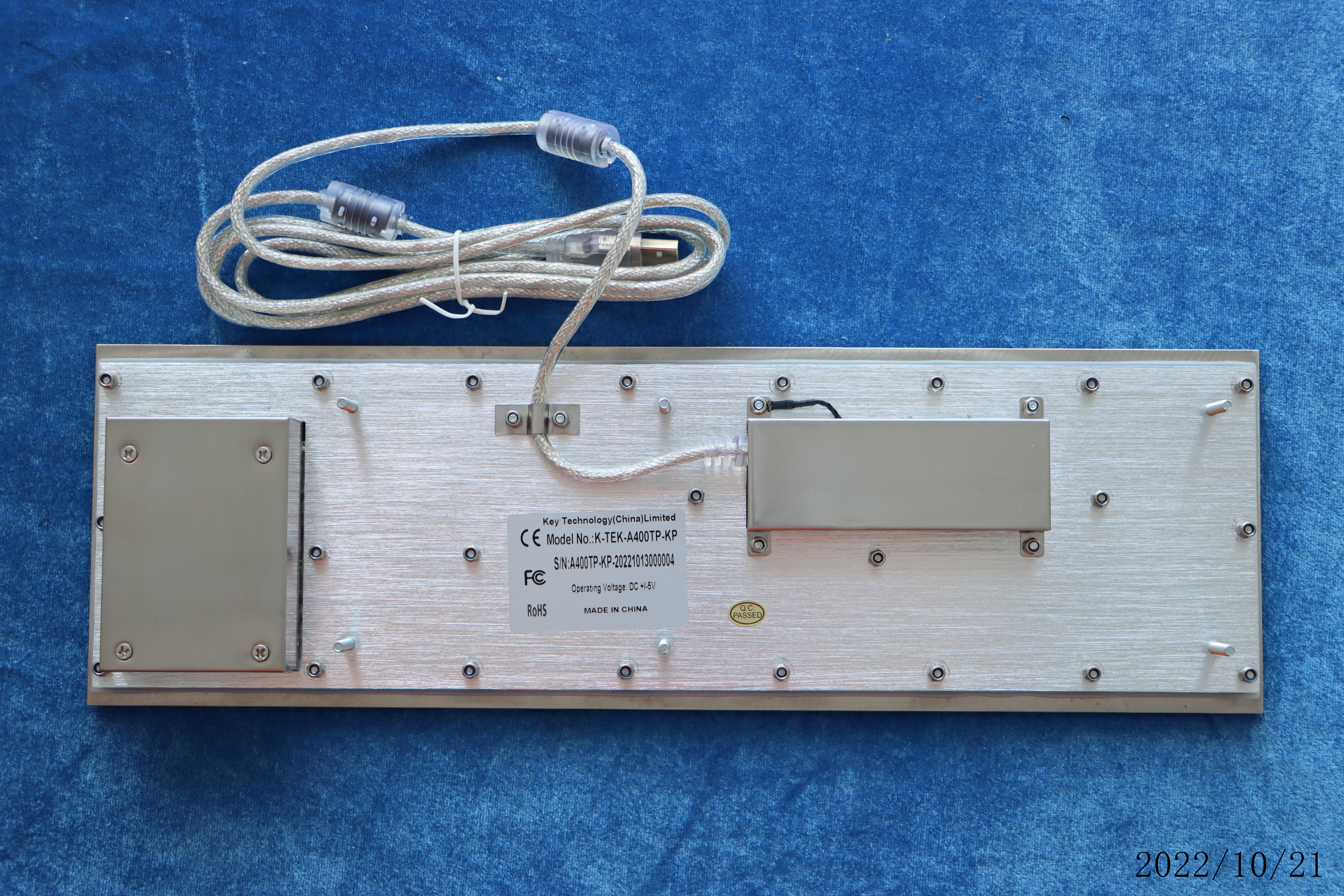 Клавиатура металла киоска IP65 изрезанная с клавиатурой доказательства вандала кнопочной панели сенсорной панели и номера