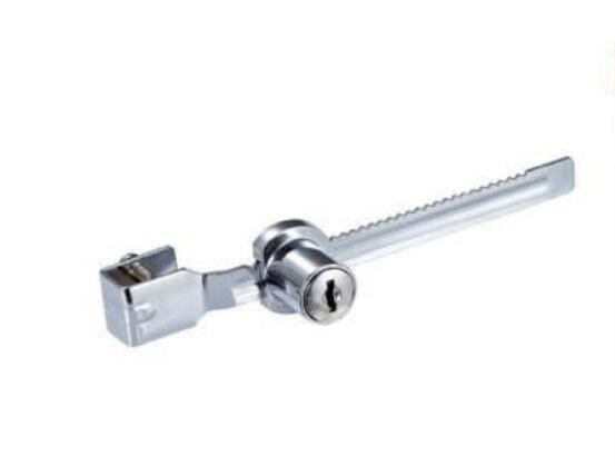 Zinc Alloy Furniture Drawer Locks Chrome Plated Finish D19xL22/32mm