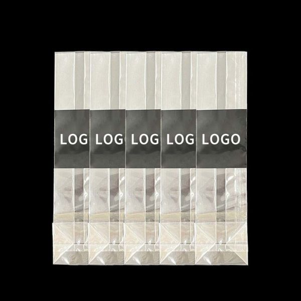 Customizable Clear transparent square bottom Bag For Food Packaging