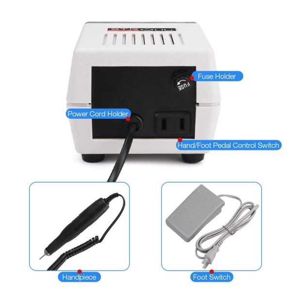 сверло полировщика точильщика столешницы 65В с электрическим микро- мотором 35000рпм 102Л