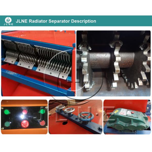 Industrial Single And Double Layer Scrap Radiator Recycling Machine