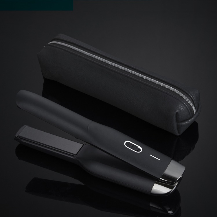 Cordless Ceramic Hair Straightener Fast Heating USB-Powered Multi-Temperature Tangle-Free Salon Household Use 120-210C