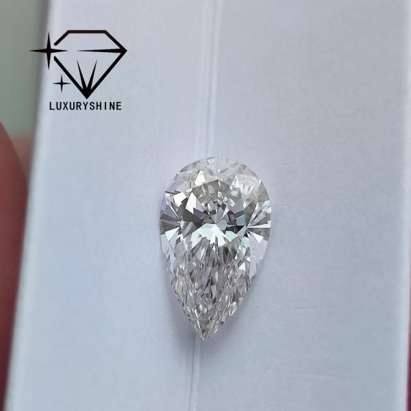 Lab Grown Pear Diamond VVS-VS Clarity D-F Color IGI Certified