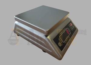 Double LED Display Waterproof Weighing Scale , Stainless Steel Portable Weighing