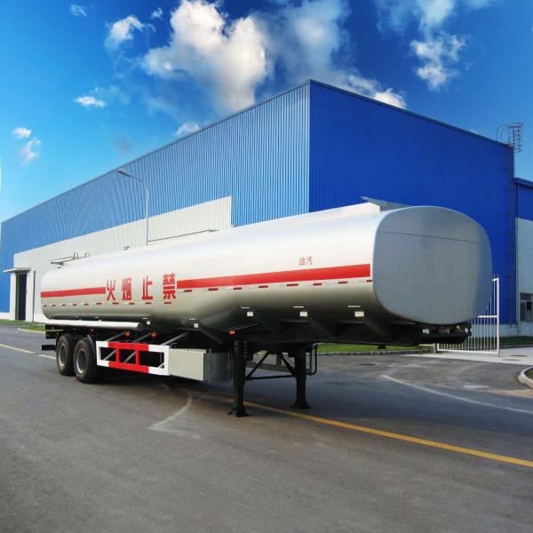                    28000L 20t Capacity Carbon Steel Fuel and Refuel Tank Semi Trailer with 2 Axles for Fuel and Diesel Transit in Downtown             
