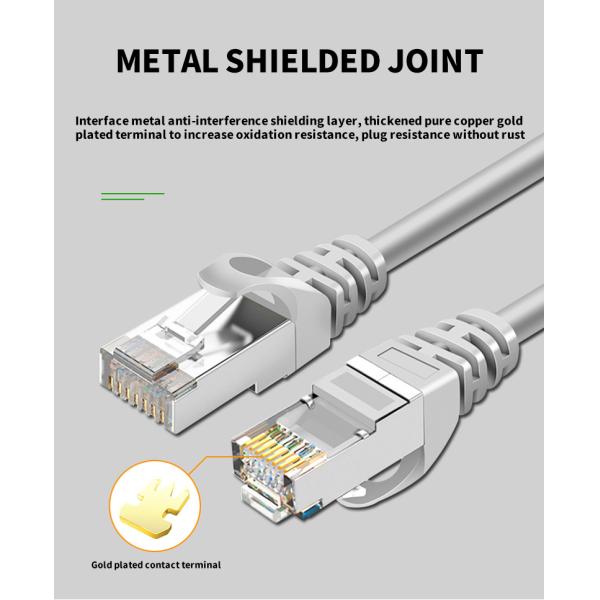 KICO Round CAT7 Sstp Patch Cord Cable CAT 7 Shielded Network Cables Lan Cable Network Cable