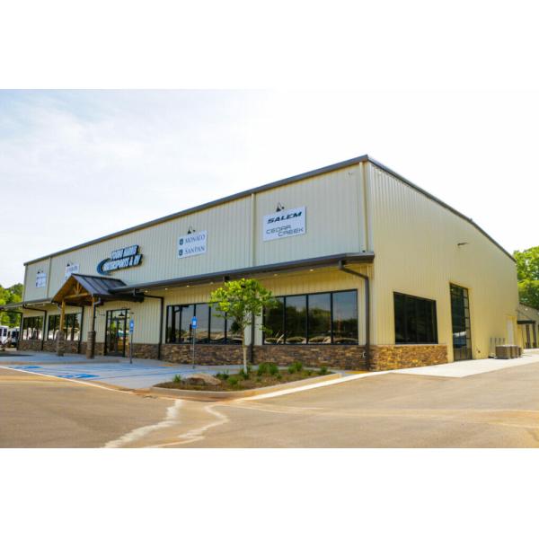 Предварительно изготовленные коммерческие металлические здания Строительство Высокогорные легкие стальные корпуса