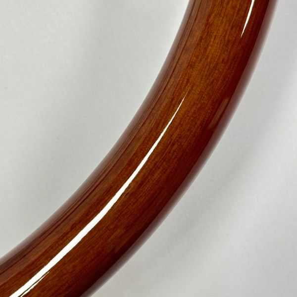 Classic Premium Mahogany Walnut Wood Grain Steering Wheel 15 Inch