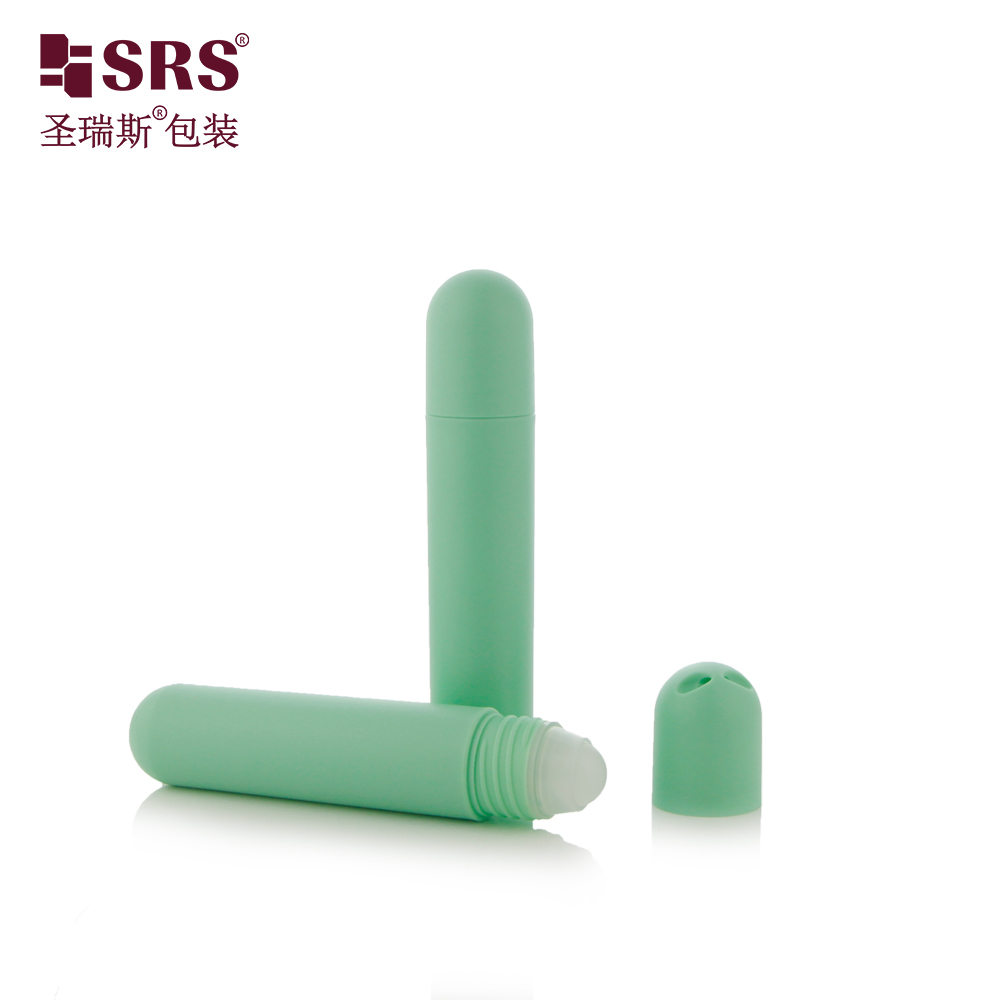 RPPG 25ML Round Bottom PP Matte Finished Roll On Bottle With Dome Cap