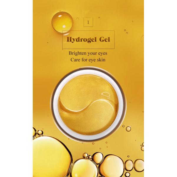 Anti Aging Eye Mask , 24k Crystal Collagen Gel Eye Mask For Lines / Wrinkles