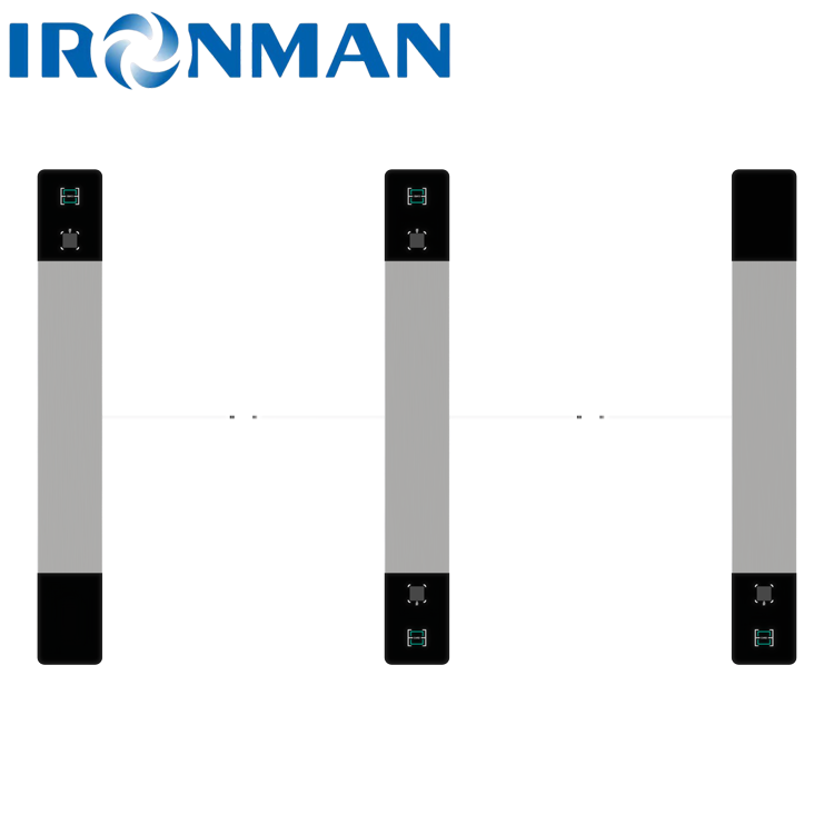 Automatic Swing Turnstile Barrier for Commercial Buildings Fast, Quiet, Brushless Motor Pedestrian Gate with Smart Access Control