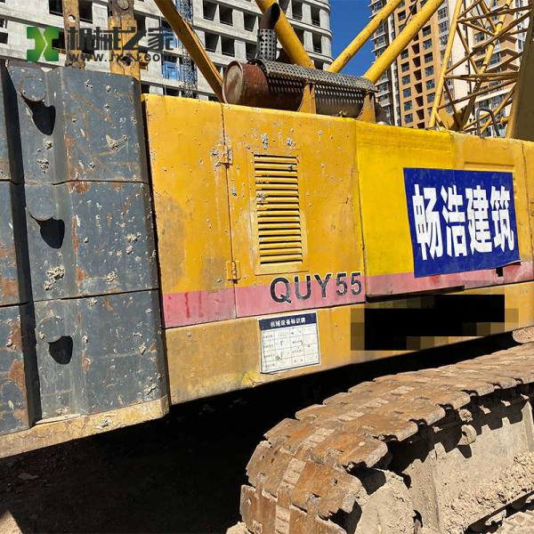 52M Crawler Crane 55 Ton XCMG QUY55 Crane MOY 2012