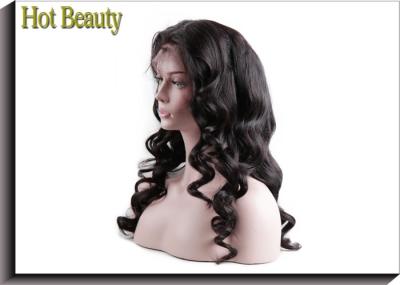 10 Double Drawn Curly Hair , Medium Brown Full Lace Human Hair Wigs