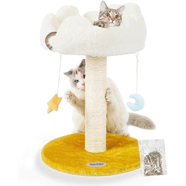 Natural Sisal Luxury Cat Tower A Stylish and Sturdy Play Space for Modern Felines