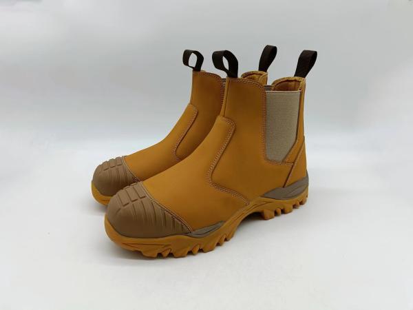 OEM Microfiber Leather Safety Boots  Steel Toe Kevlar Safety Shoes EVA Sole Work Shoes Security Work Boots