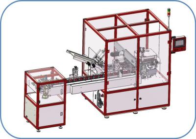 30-65 Pcs/Min Cartoner Packaging Machine , Emulsion Automatic Cartoning Machine