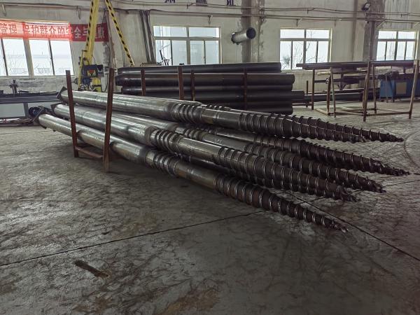 Galvanized Spiral Piles Screw Pile Commercial For Foundation Systems