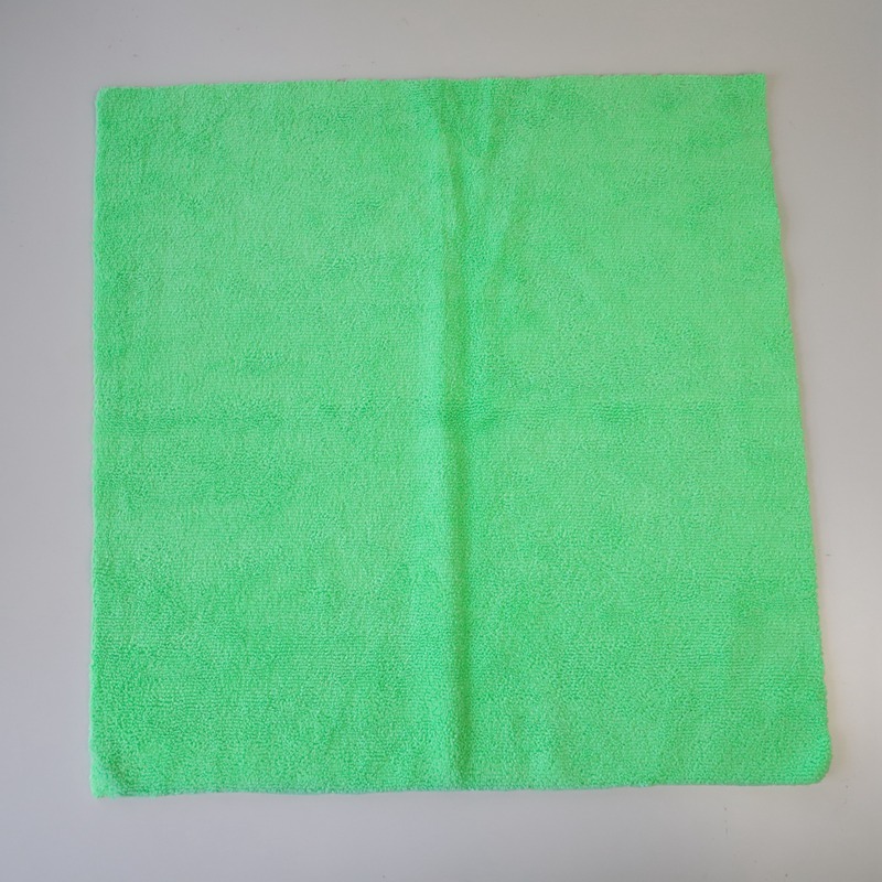 200gsm 40x40cm Kitchen Microfiber Towels Warp Knitted For Degreasing Stove Hood Dish Cleaning
