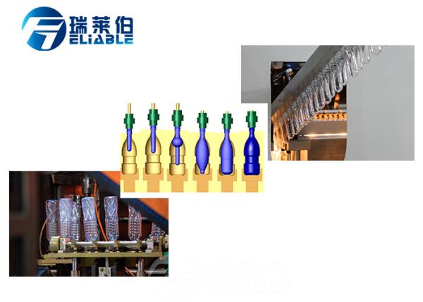 Drinking Water 4 Cavity Pet Blowing Machine , PET Stretch Blow Molding Machine