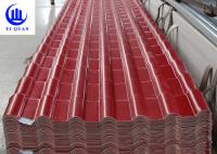 couleur rouge de brique d'ASA Spanish Bamboo Roof Sheet de largeur de 1050mm