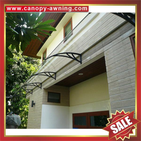 excellent outdoor house villa door window sun rain pc polycarbonate DIY awning canopy canopies shelter cover shield