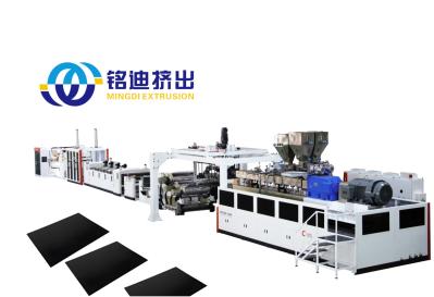 Customizable Plastic Twin Screw Extrusion Line For PP PLA PET ABS PE Sheet