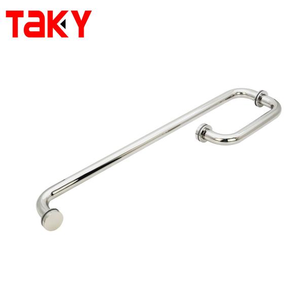 Wholesale Round Tube Shower Handle G Type Glass Door Handle Bathroom Handle