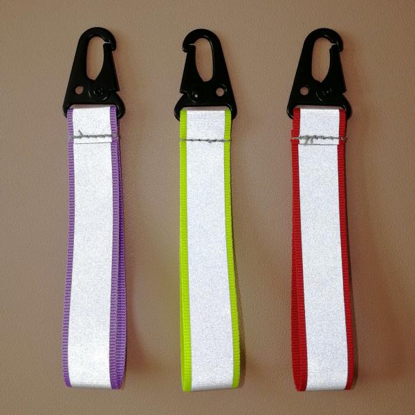 Custom Luminescent Light Wristlet Keychain Bracelet 15cm*4cm Heat Transfer