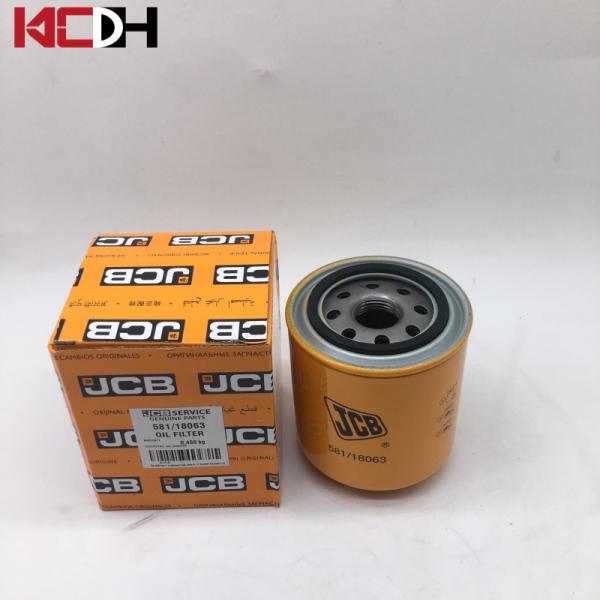 Фильтр для масла 581-18063 коробки передач затяжелителя машинных частей экскаватора Jcb