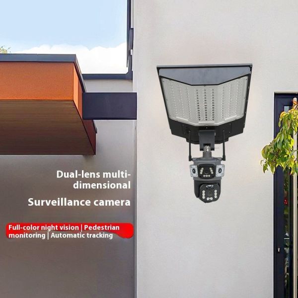 LED Solar Street Light With 4G Remote Monitoring 1080P Camera for Municipal Roads
