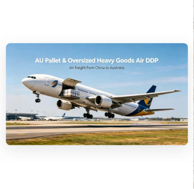Air DDP Truck Shipping To AU Last Mile Delivery For Pallet / Oversized Heavy Goods