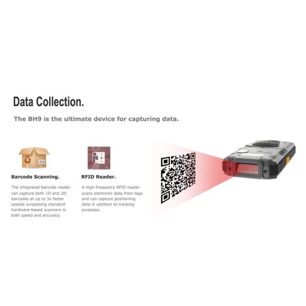 BATL BH9 4000mah honeywell pda barcode scanner android with nfc and rfid