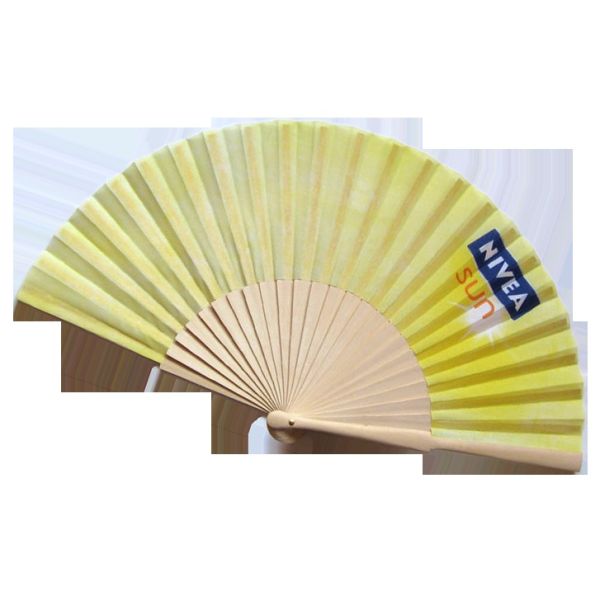 23 cm Custom Printing Wood Folding Fan Wholesale Factory Paper or Fabric Held Hand Fans