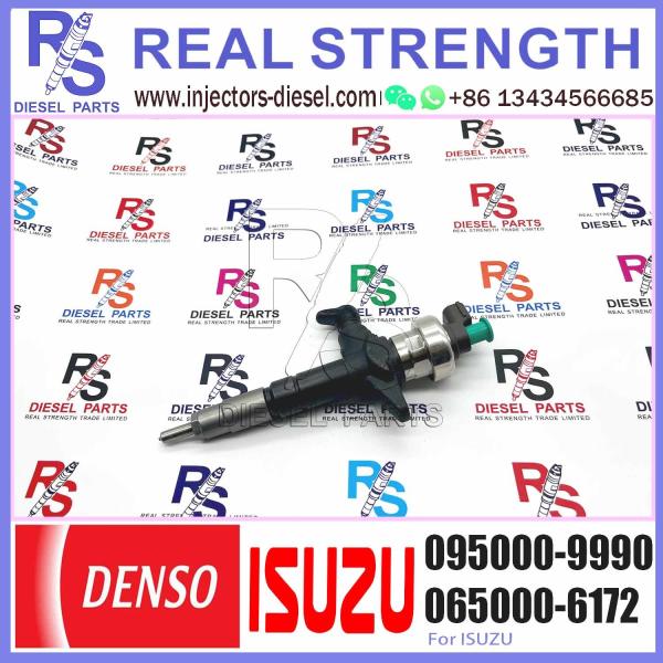 New diesel fuel injector truck engine spare parts 095000-9990 for ISUZU 4JJ1 injector diesel