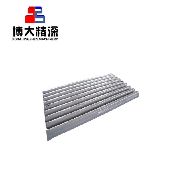 JM1108 Jaw Crusher Spare Parts Forging and Machining High Manganese Steel Jaw Plate