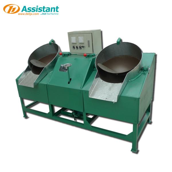 DL-6CSG-50 Double Pan 2 Pot Professional Tea Roasting Machine with 6-8 kg Capacity